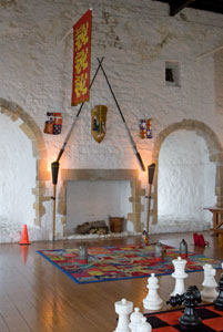 Carrickfergus-Castle-fireplace-chess