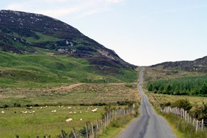 Northwest Ireland country road